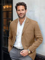 Men's Notch Lapel Single Breasted Blazer