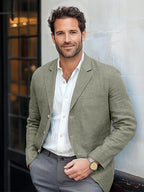 Men's Notch Lapel Single Breasted Blazer