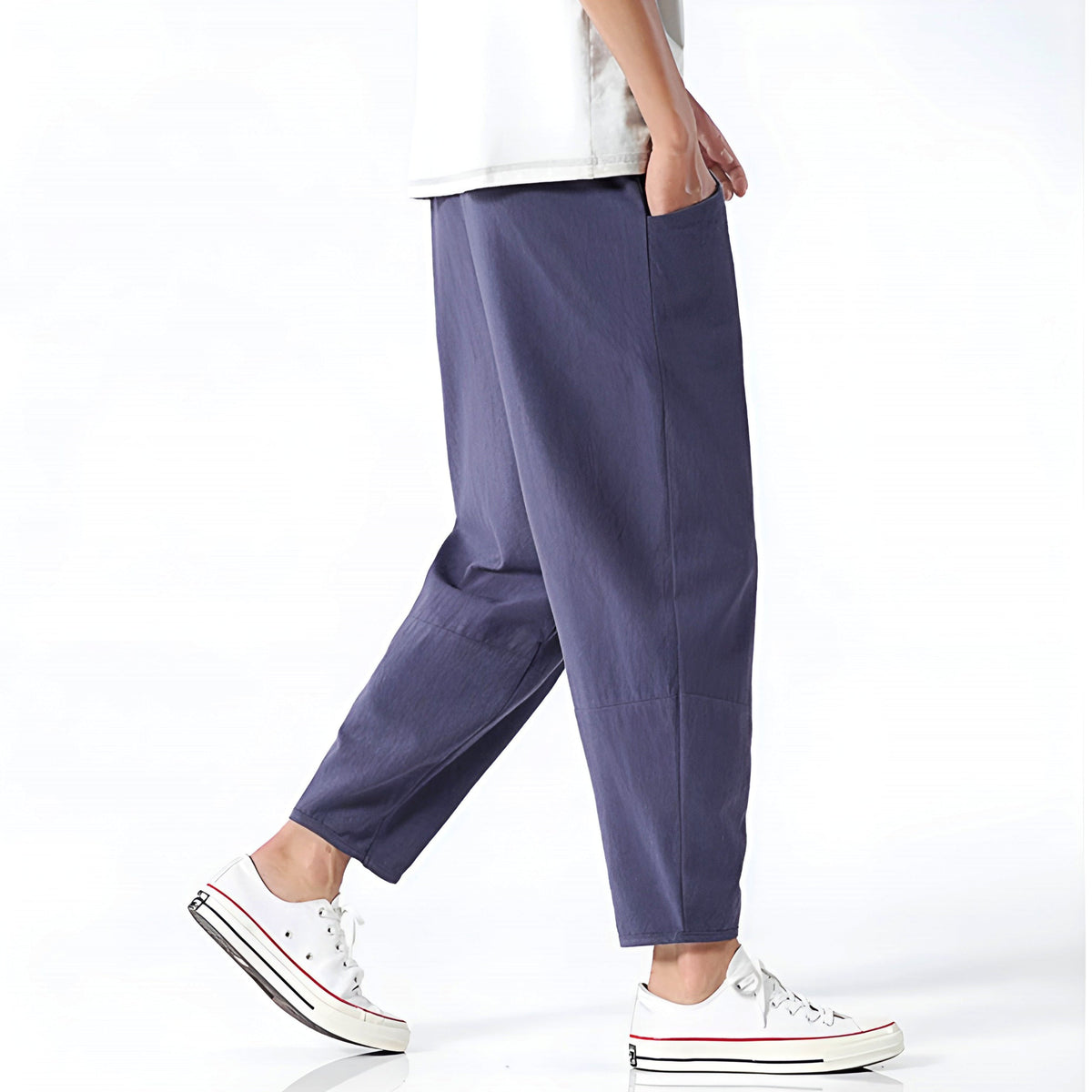 Men's Relaxed Fit Cropped Trousers