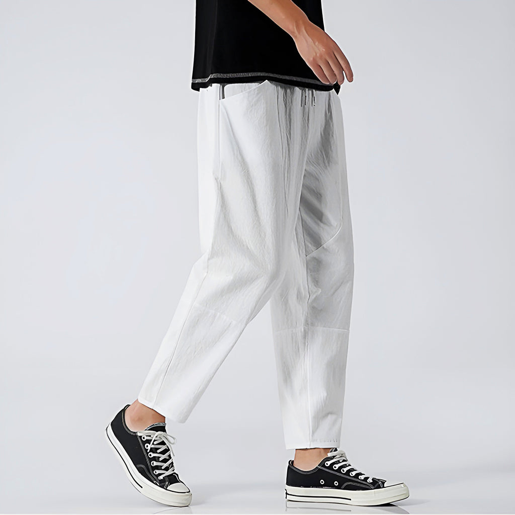 Men's Relaxed Fit Cropped Trousers