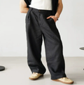 Men's Relaxed Fit Straight Leg Casual Trousers