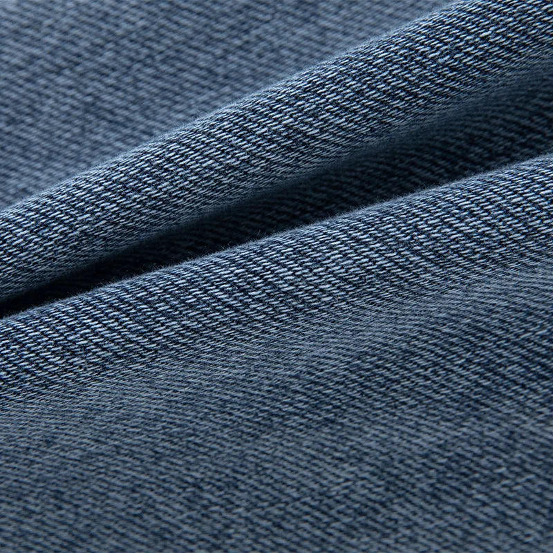 Men's Ribbed Cuff Elasticated Denim Joggers
