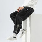 Men's Ribbed Cuff Elasticated Denim Joggers