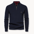 Men's Ribbed Quarter Zip Jumper