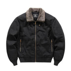 Men's Sherpa Collar Fleece Lined Bomber Jacket