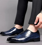 Men's Slip On Padded Brogue Shoes