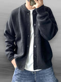 Men's Soft Knit Cardigan for Autumn and Winter