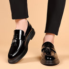 Men's Soft Sole Leather Look Ankle Boots