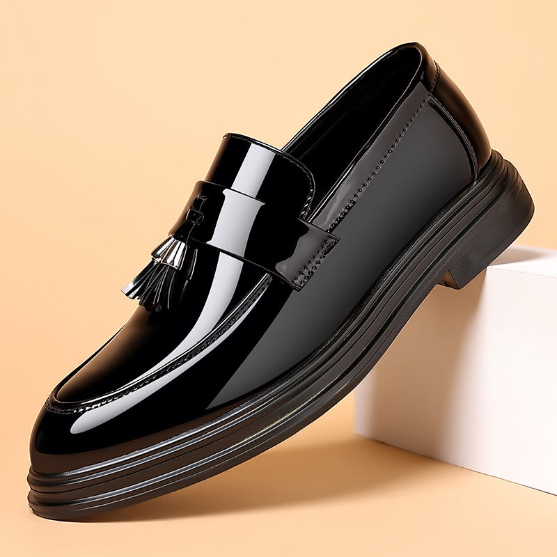 Men's Soft Sole Leather Look Ankle Boots