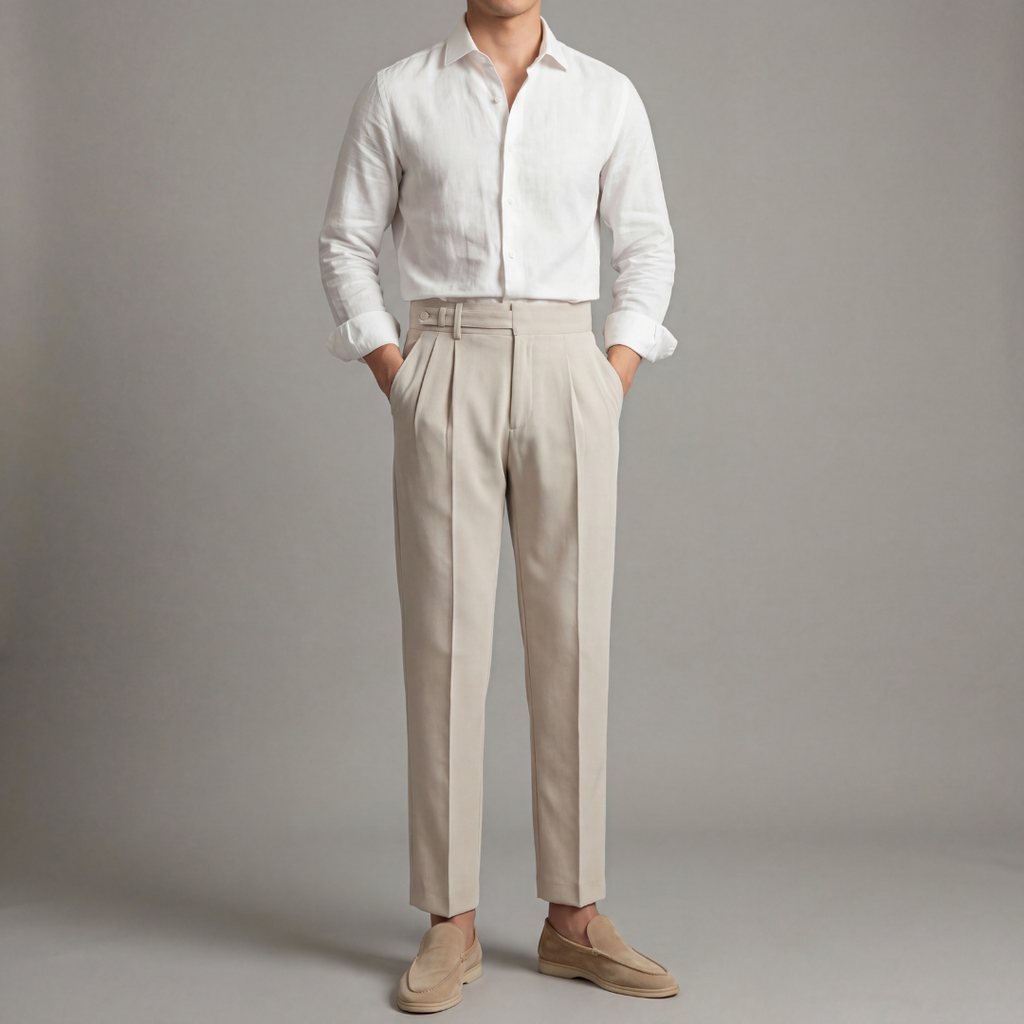 Men's Tailored Fit Smart Trousers