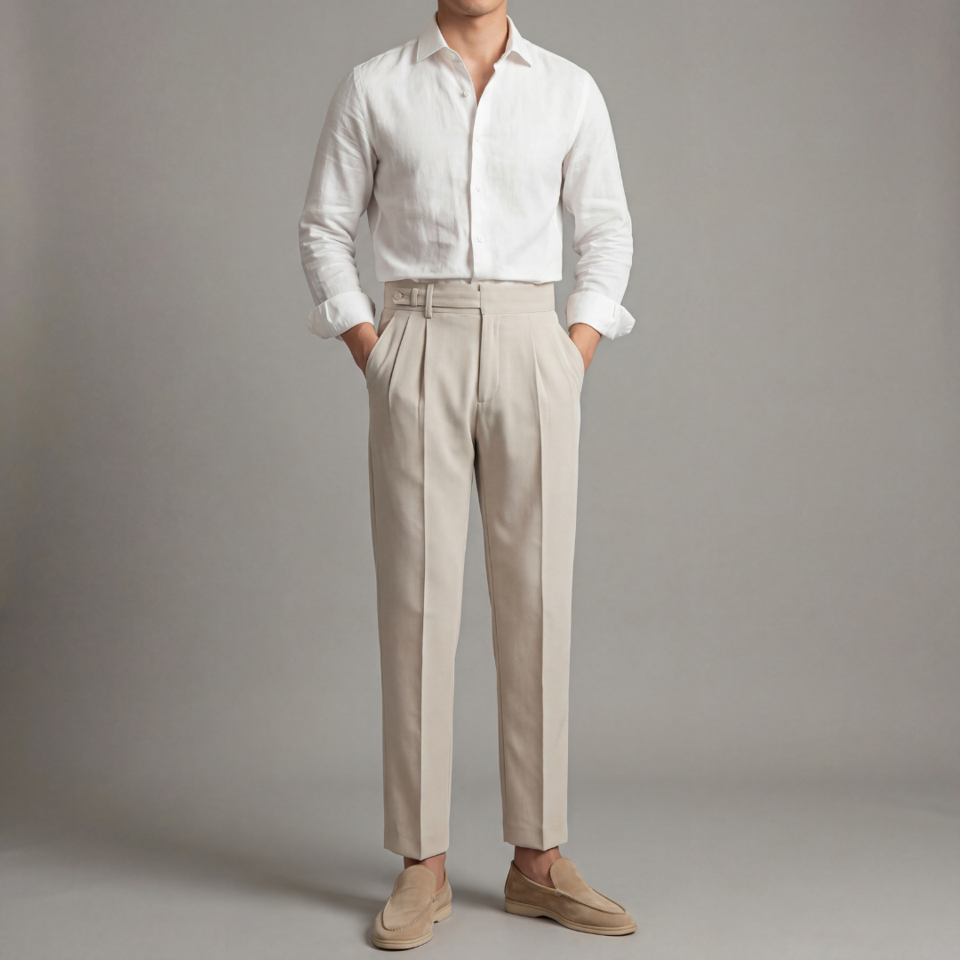 Men's Tailored Fit Smart Trousers