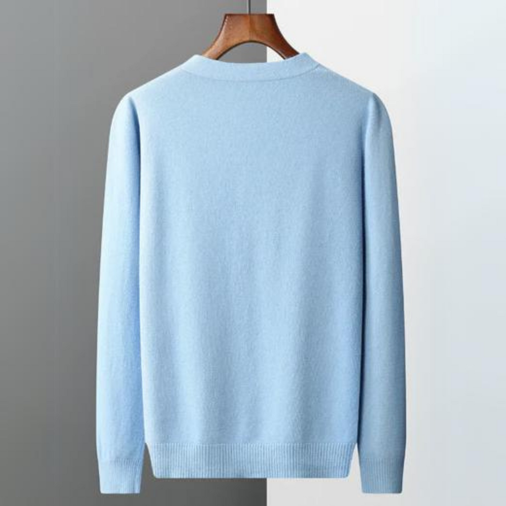 Men's V Neck Cardigan for Autumn and Winter