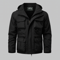 Men's Waterproof Military Style Hooded Field Jacket