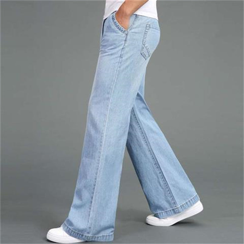Men's Wide Leg Baggy Jeans