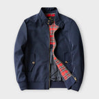 Men's Zip Up Harrington Jacket for Autumn and Winter