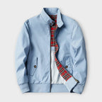 Men's Zip Up Harrington Jacket for Autumn and Winter
