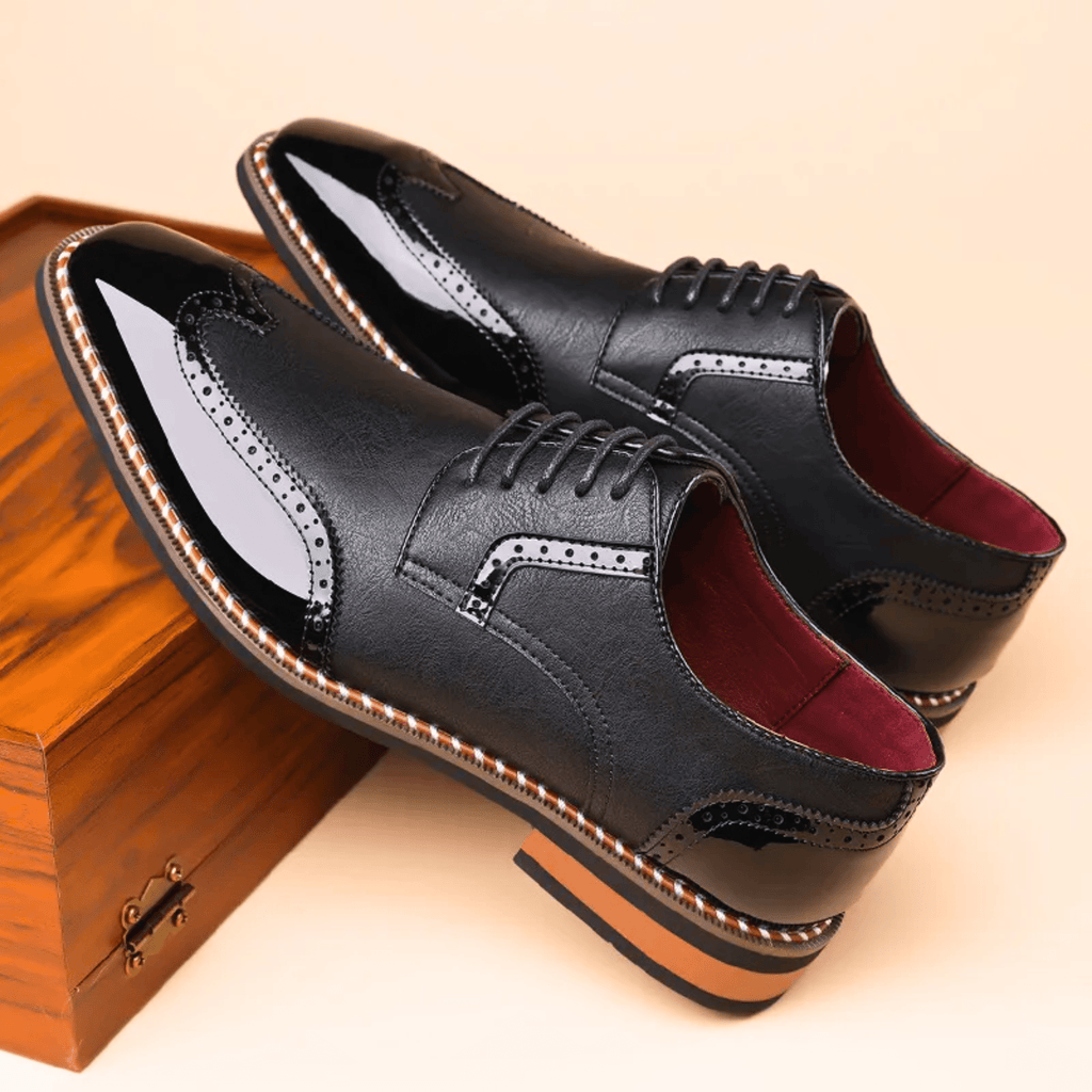 ZWEIFARBIGE SCHUHE FÜR HERREN