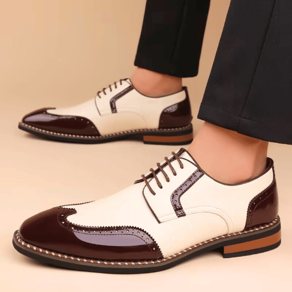ZWEIFARBIGE SCHUHE FÜR HERREN