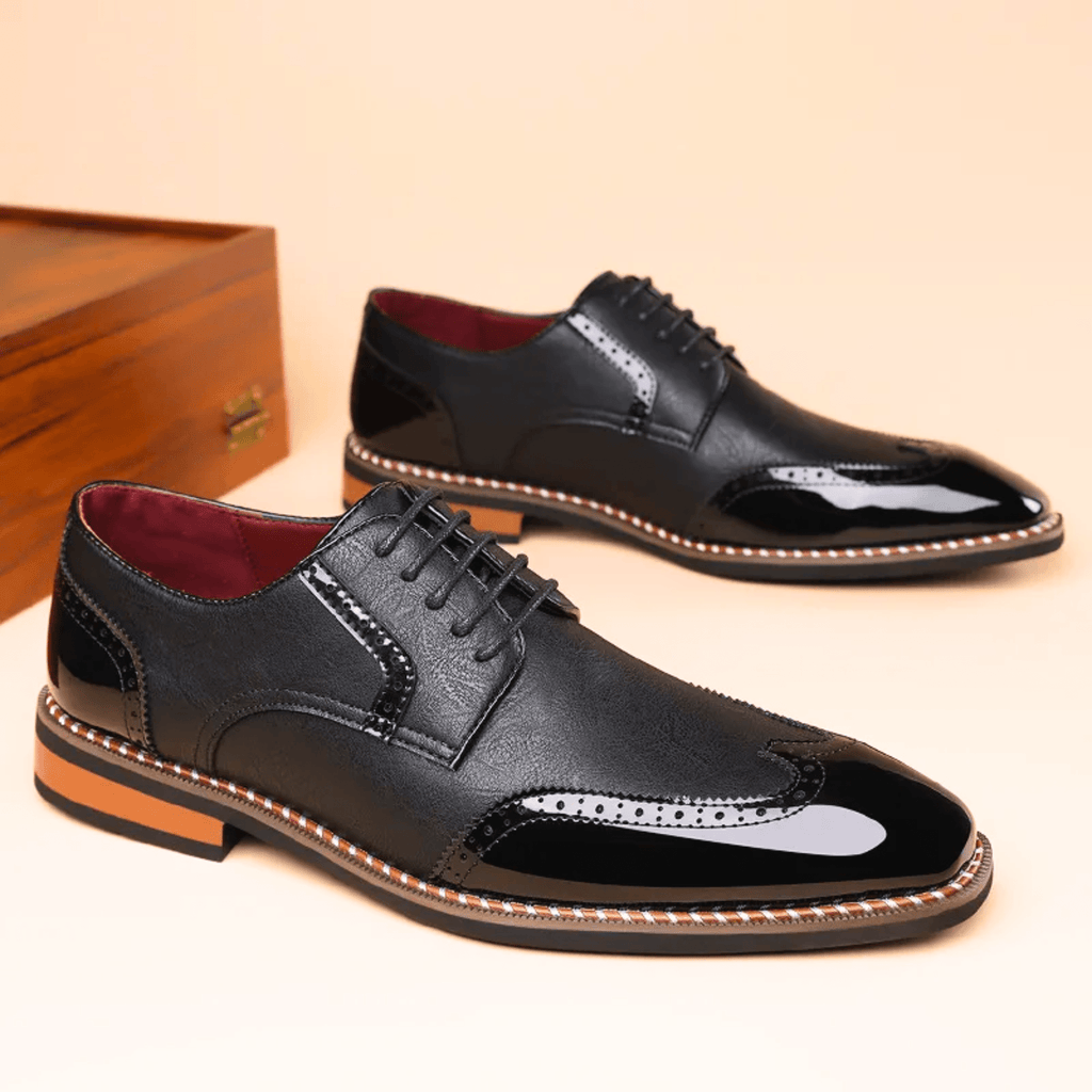 ZWEIFARBIGE SCHUHE FÜR HERREN
