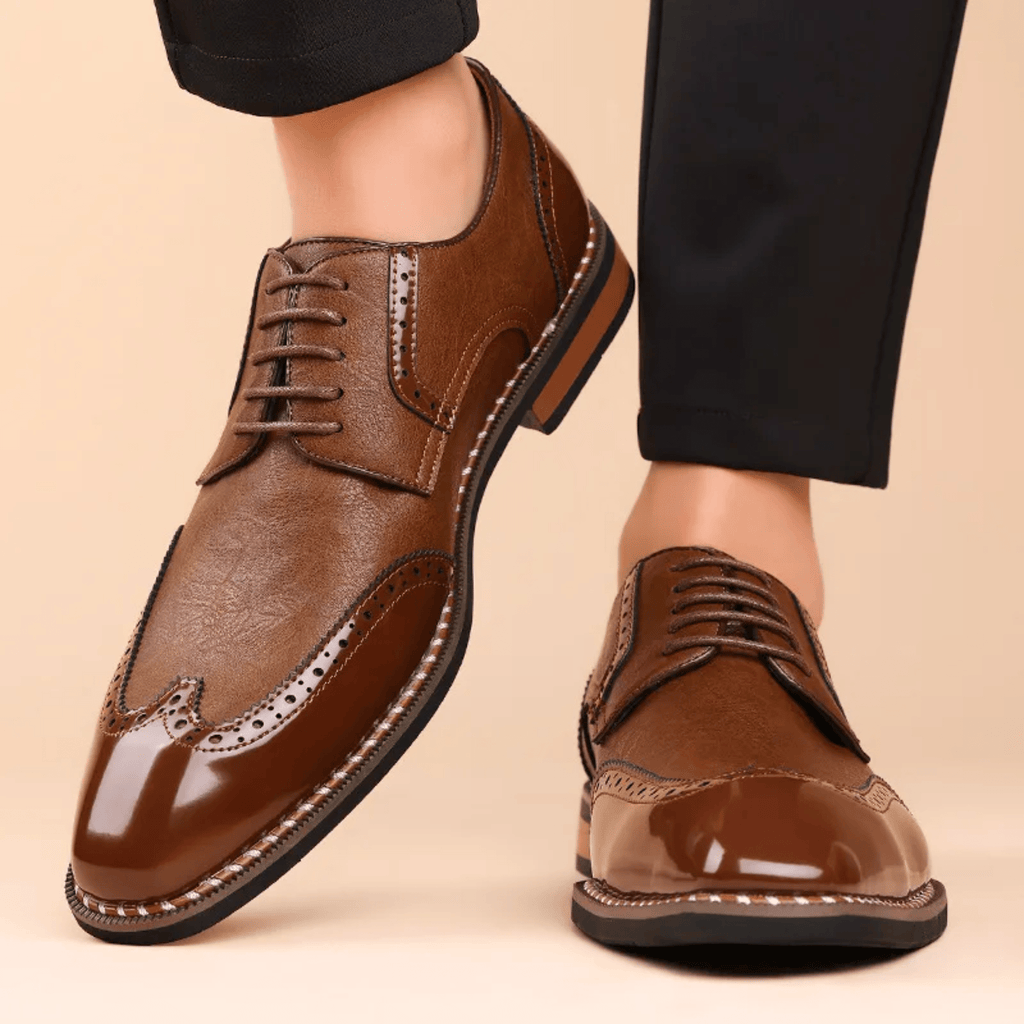 ZWEIFARBIGE SCHUHE FÜR HERREN