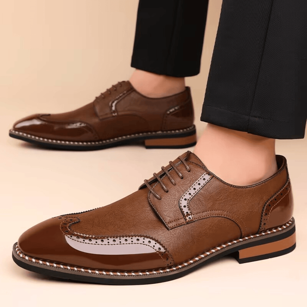 ZWEIFARBIGE SCHUHE FÜR HERREN
