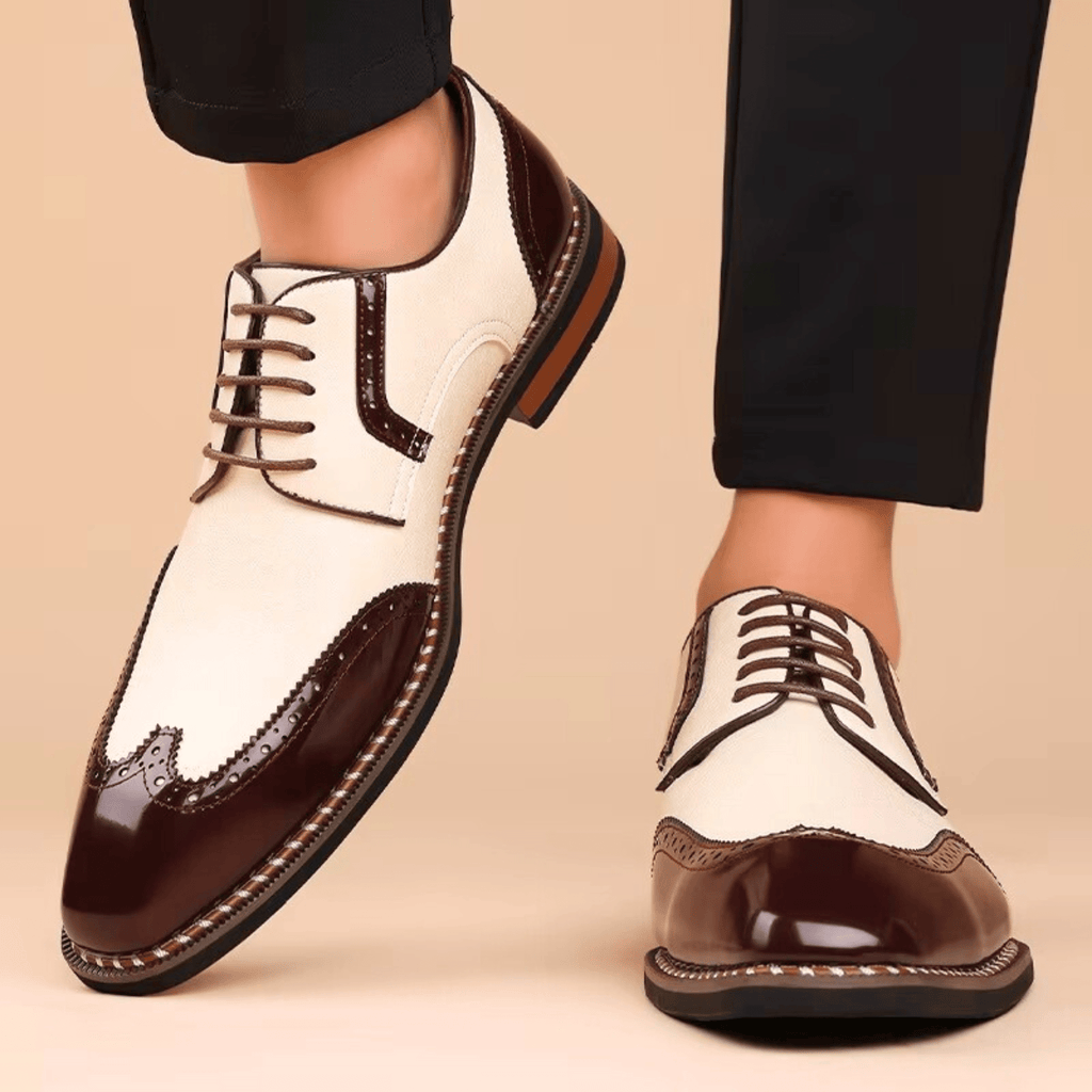 ZWEIFARBIGE SCHUHE FÜR HERREN