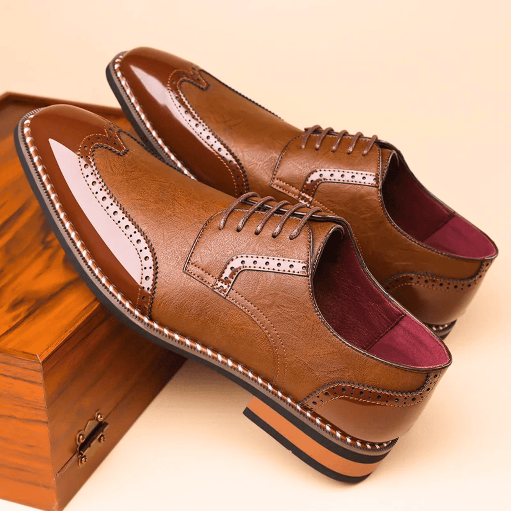 ZWEIFARBIGE SCHUHE FÜR HERREN