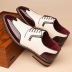 ZWEIFARBIGE SCHUHE FÜR HERREN