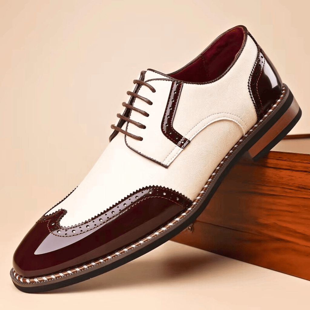 ZWEIFARBIGE SCHUHE FÜR HERREN