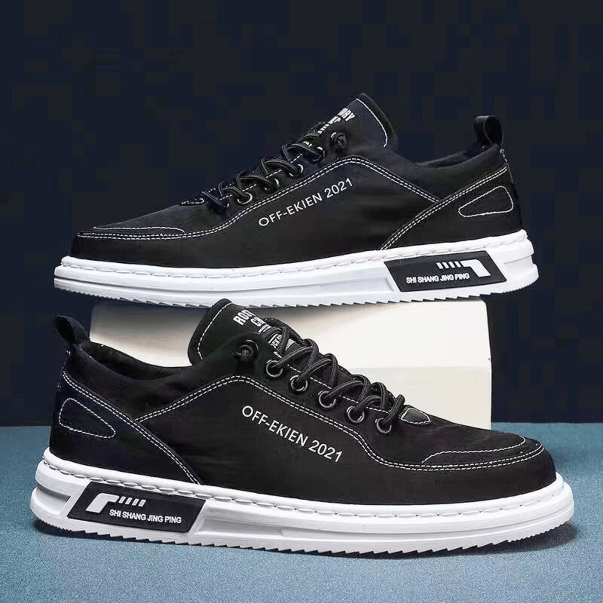 STRUKTURIERTE SNEAKER FÜR HERREN
